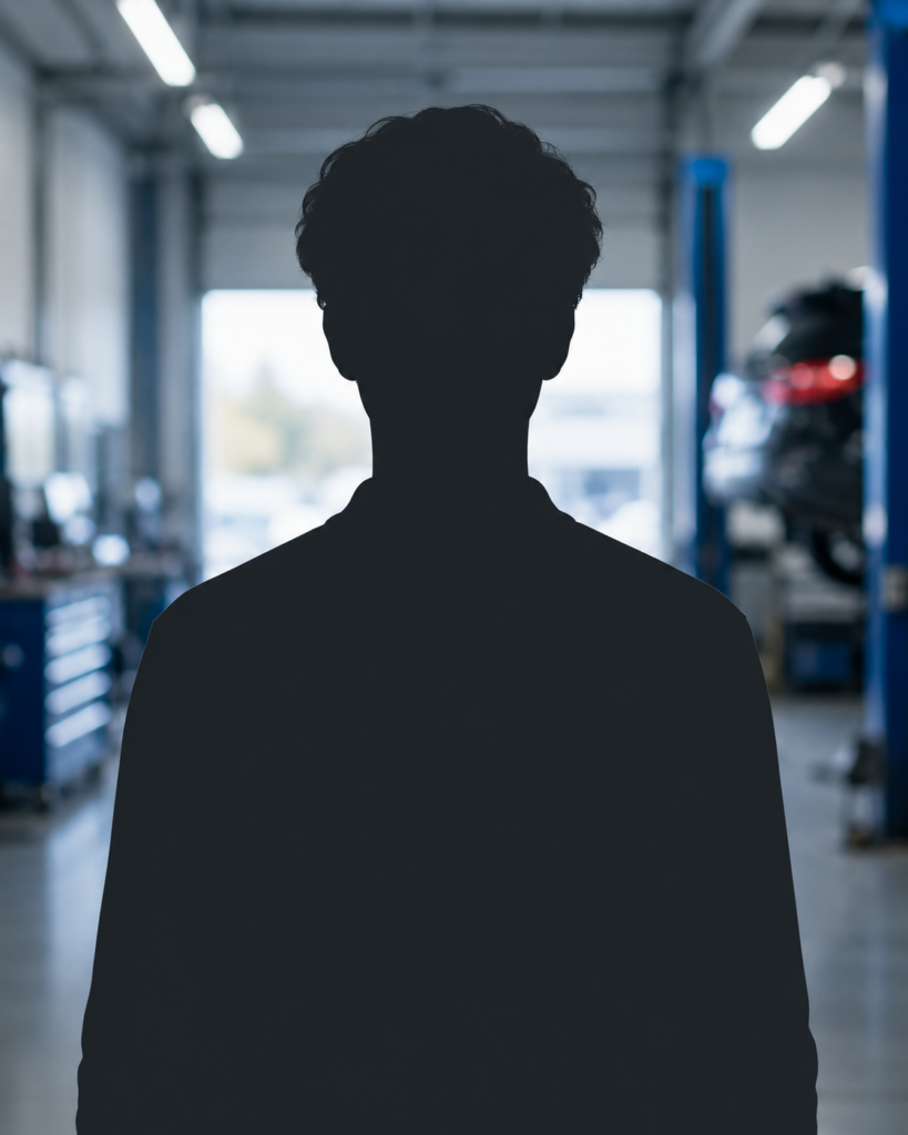 Max Geisler, Auszubildender in der Werkstatt